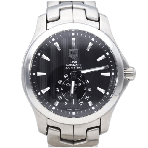 Montre TAG Heuer Link Calibre 6 - Montre en acier 58 Facettes MT46560