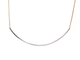 Collier Collier Arc en or rose et blanc 18 carats 58 Facettes F4646