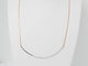 Collier Collier Arc en or rose et blanc 18 carats 58 Facettes F4646
