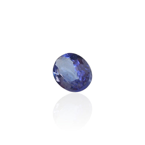 Pendentif Tanzanite - Pierre ovale mixte de Tanzanie 0,74 ct 58 Facettes #24-108-TZVLCH