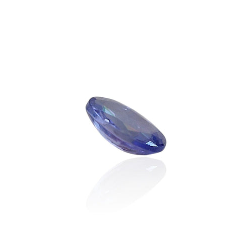 Pendentif Tanzanite - Pierre ovale mixte de Tanzanie 0,74 ct 58 Facettes #24-108-TZVLCH