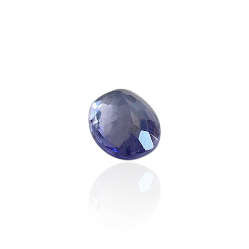 Pendentif Tanzanite - Pierre ovale mixte de Tanzanie 0,74 ct 58 Facettes #24-108-TZVLCH