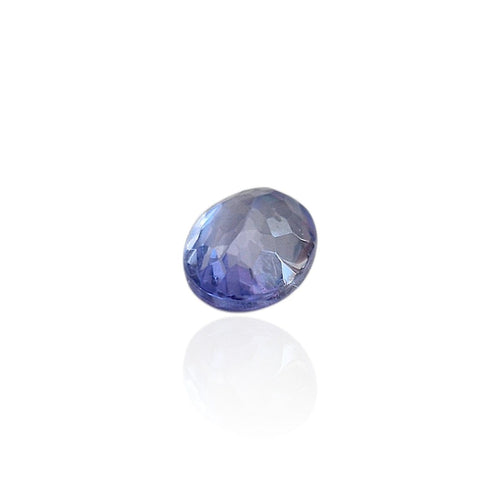Pendentif Tanzanite - Pierre ovale mixte de Tanzanie 0,74 ct 58 Facettes #24-108-TZVLCH