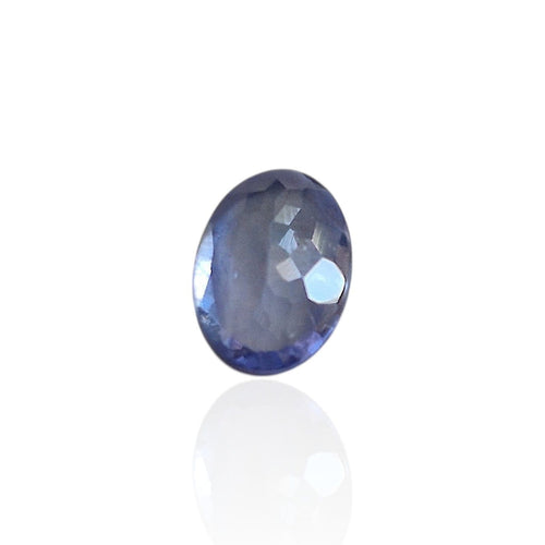 Pendentif Tanzanite - Pierre ovale mixte de Tanzanie 0,74 ct 58 Facettes #24-108-TZVLCH