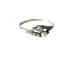 Toi & Moi - Ring i 18K gulguld, Platin, diamanter og perle 