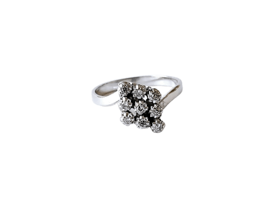 Bague 51 Bague en or gris 18K et diamants 58 Facettes VERM20251219 - 317