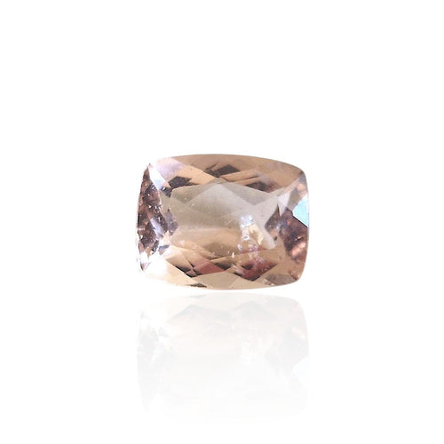 Pendentif Morganite - Pierre rectangle mixte du Brésil 2,00 ct 58 Facettes #24-117-BRMGRS