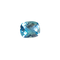 Лондон син топаз - камък 6,295 ct шлифовка Choval Bubble 