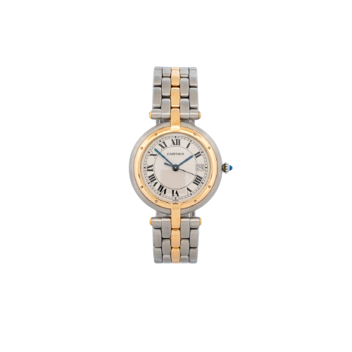 Cartier Panthère Vendôme - LM watch in steel and yellow gold 