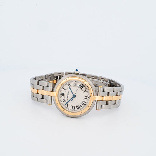 Montre Cartier Panthère Vendôme - Montre LM acier et or jaune 58 Facettes 360