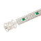 Art Deco - Ribbon bracelet in platinum, diamonds and emeralds 