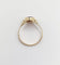 Bague 54.5 Bague vintage en or 14k et grenat serti clos 58 Facettes A07377