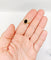 Bague 54.5 Bague vintage en or 14k et grenat serti clos 58 Facettes A07377