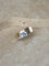 Bague 53 Bague Tank Art déco en or jaune, platine, aigue-marine et diamants 58 Facettes