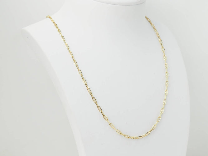 Collier Collier maille marine en or jaune 18 ct 58 Facettes 33380