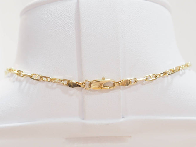 Collier Collier maille marine en or jaune 18 ct 58 Facettes 33380