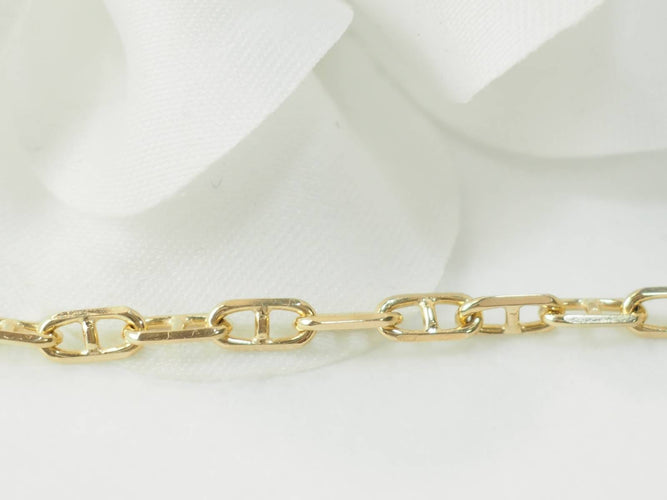 Collier Collier maille marine en or jaune 18 ct 58 Facettes 33380