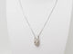 Collier Collier - Pendentif dôme en or blanc et diamants 58 Facettes 27313/27307