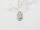 Collier Collier - Pendentif dôme en or blanc et diamants 58 Facettes 27313/27307