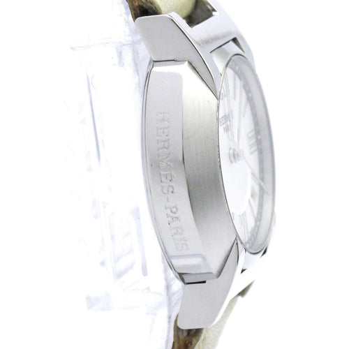 Montre Hermès Nomade - Montre en acier inoxydable et cuir 58 Facettes zq2jostqp3