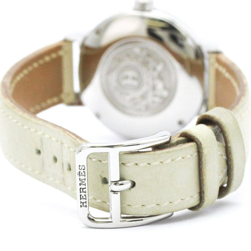 Montre Hermès Nomade - Montre en acier inoxydable et cuir 58 Facettes zq2jostqp3