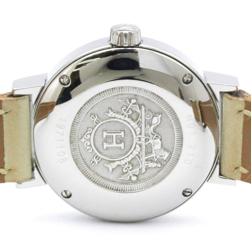 Montre Hermès Nomade - Montre en acier inoxydable et cuir 58 Facettes zq2jostqp3