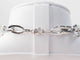 Collier Collier en or blanc 18 carats à maillons ovales – 25 g 58 Facettes 23426