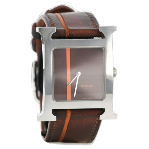 Hermès H Time - Ur i stål 