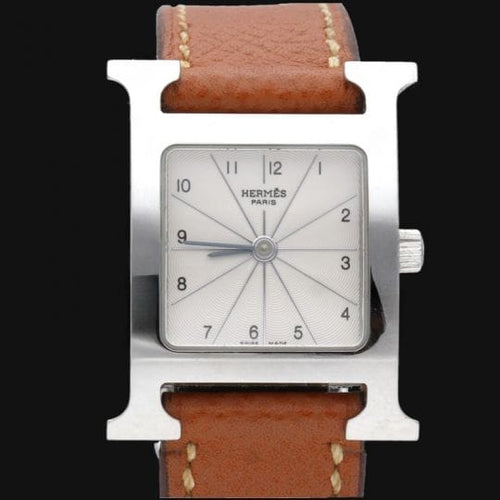 Montre Hermès Heure H - Montre en acier 58 Facettes MT47072