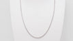 Collier Collier rivière en or blanc et diamants 58 Facettes 32848