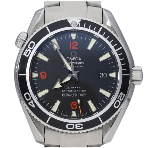 Montre Omega Seamaster - Montre Planet Ocean 600M en acier 58 Facettes MT47009
