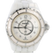 Chanel J12 - Klocka 29 mm i keramik, pärlemor och diamanter 