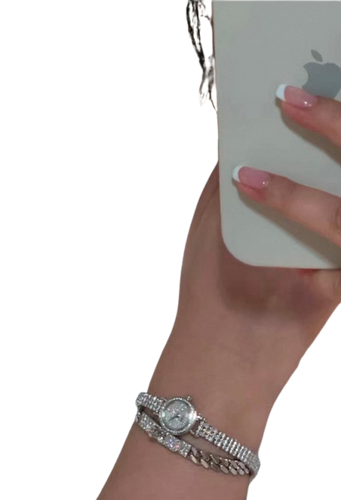 Hermès Faubourg - White gold and diamond watch 