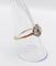 Bague 58.5 Bague Art déco en or 18K, platine et diamants taille rose 58 Facettes A07395