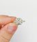 Bague 58.5 Bague Art déco en or 18K, platine et diamants taille rose 58 Facettes A07395