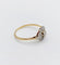 Bague 58.5 Bague Art déco en or 18K, platine et diamants taille rose 58 Facettes A07395