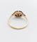 Bague 58.5 Bague Art déco en or 18K, platine et diamants taille rose 58 Facettes A07395