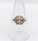 Bague 58.5 Bague Art déco en or 18K, platine et diamants taille rose 58 Facettes A07395