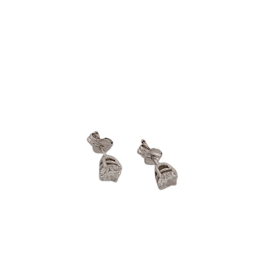 Boucles d'oreilles Boucles d'oreilles en or blanc et diamants 58 Facettes 2779317