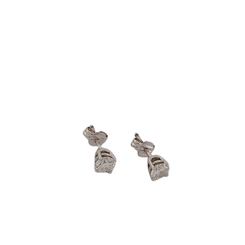 White gold and diamond earrings 