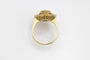 Bague 53 Bague en or jaune avec saphir naturel et diamants 58 Facettes 12386