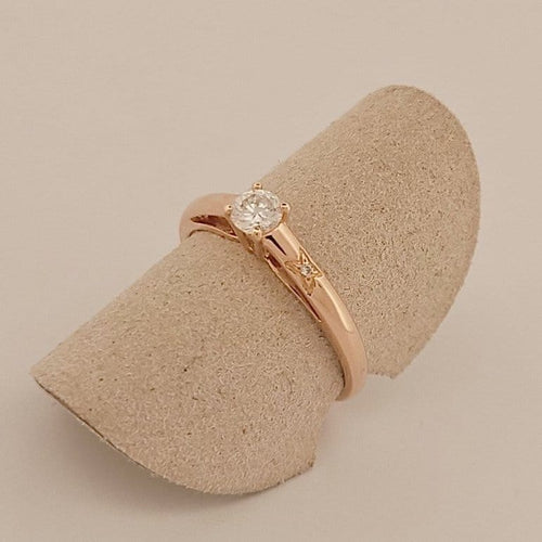 Bague 52 Mauboussin - Bague solitaire en or jaune et diamants 58 Facettes 2779342