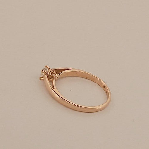 Bague 52 Mauboussin - Bague solitaire en or jaune et diamants 58 Facettes 2779342