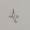 Croix diamants en or blanc 58 Facettes 2909858