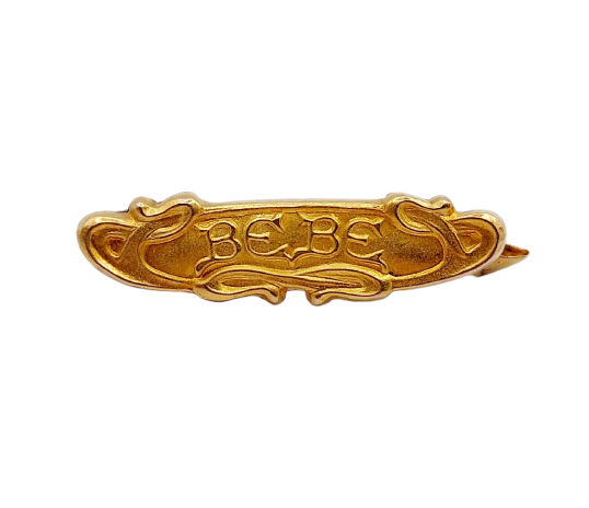 Art nouveau -vauvakoru 18k kultaa 