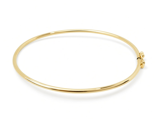 Bracelet Bracelet jonc flexible en or jaune 18 kt 58 Facettes Vic Val