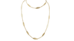 Collier Collier sautoir filigrane en or jaune 58 Facettes 32554