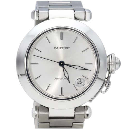 Cartier Pasha - Uhr aus Stahl 