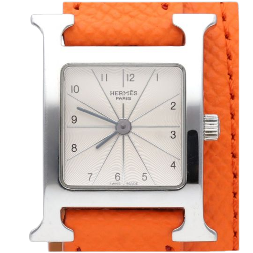 Hermès Stunde H – Uhr aus Stahl 