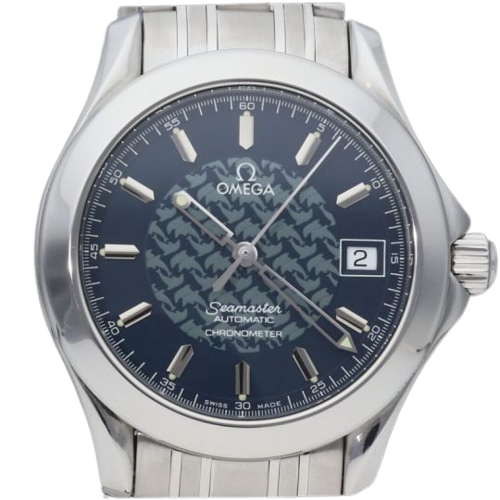 Omega Seamaster - 120M Jacques Mayol automatic steel watch 